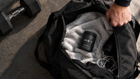 HIS 1 packed in a gym bag