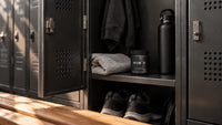 HIS 1 in a gym locker